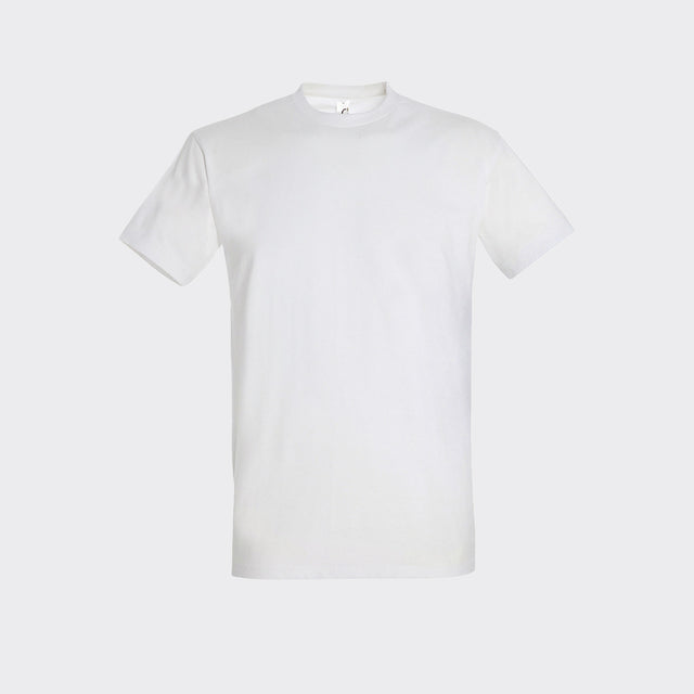 % Unisex Imperial Balts L izmēra T-krekls ar tavu dizainu