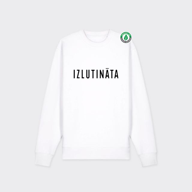 Organiskās kokvilnas džemperu komplekts pārim "Izlutināta - tā iemesls" #1