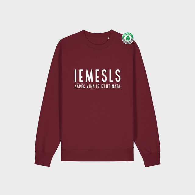 Organiskās kokvilnas džemperu komplekts pārim "Izlutināta - tā iemesls" #2