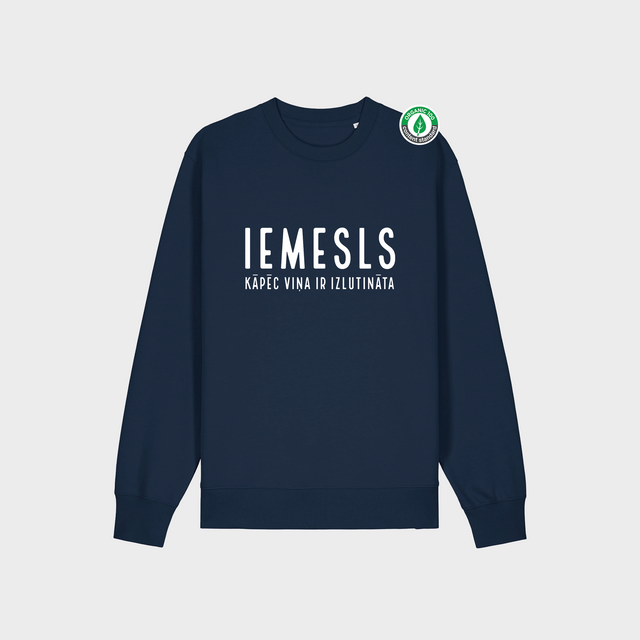 Organiskās kokvilnas džemperu komplekts pārim "Izlutināta - tā iemesls" #2