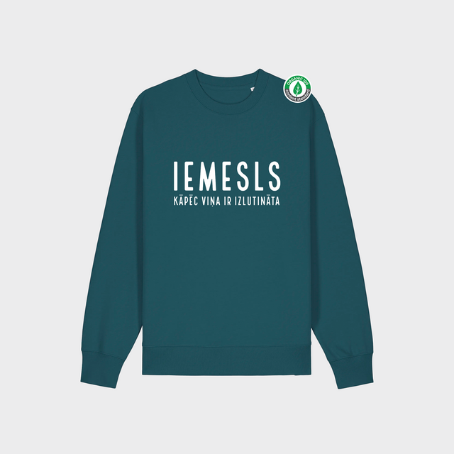 Organiskās kokvilnas džemperu komplekts pārim "Izlutināta - tā iemesls" #2