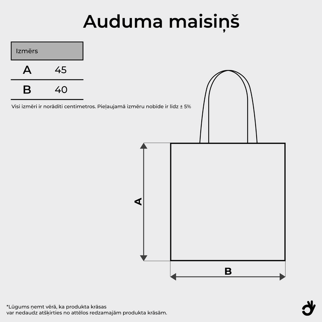 Auduma maisiņš ar TAVU dizainu
