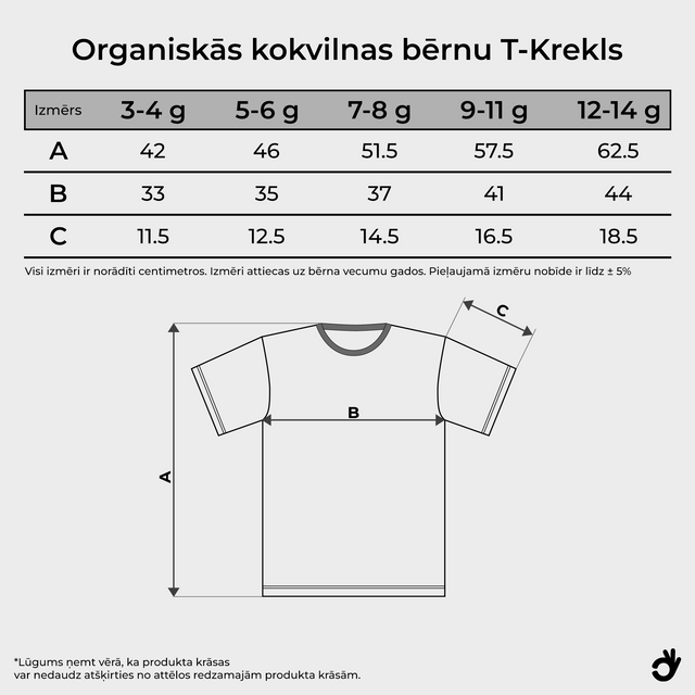 Organiskās kokvilnas komplekts "Austras koks" (T-krekls + bērnu T-krekls)