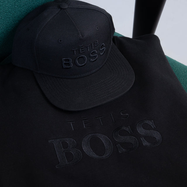 Izšūts organiskās kokvilnas džemperis "Tētis BOSS"