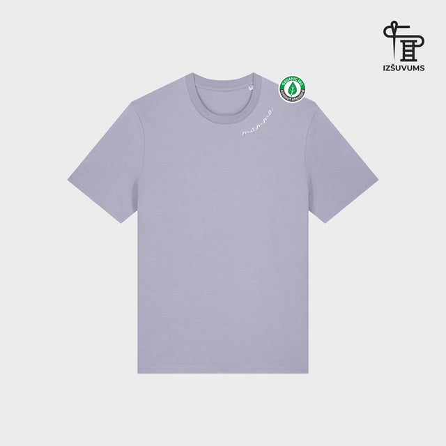 Izšūts organiskās kokvilnas T-krekls "Mamma"