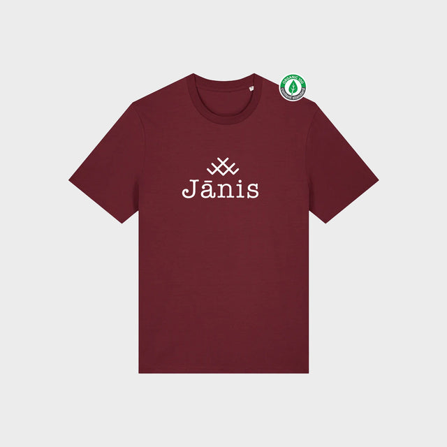 Organiskās kokvilnas T-krekls "Jānis (austras koks)"