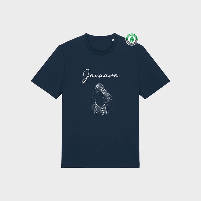 Organiskās kokvilnas T-krekls "Jaunava"