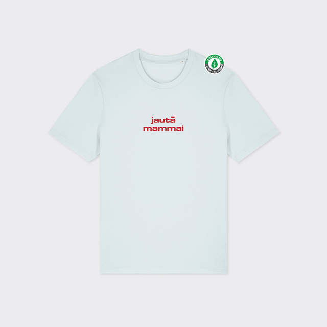 Organiskās kokvilnas T-krekls "Jautā mammai"