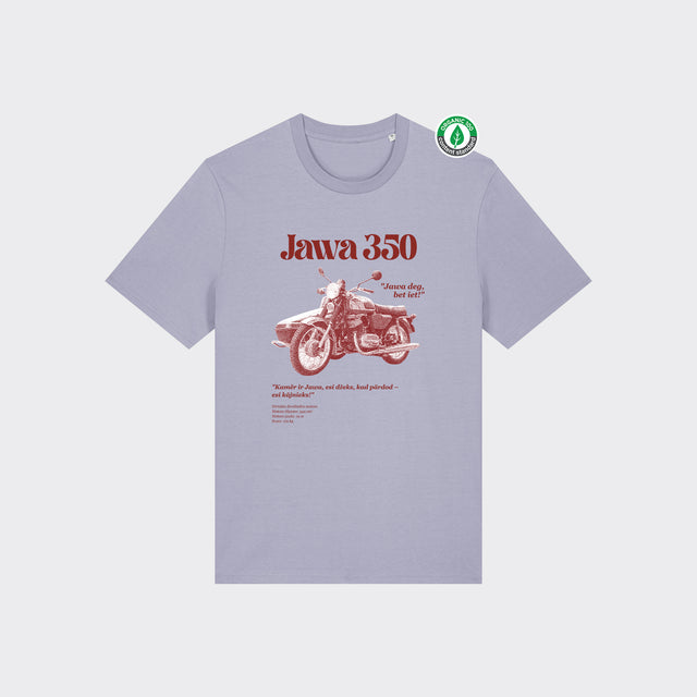 Organiskās kokvilnas T-krekls "Jawa 350"
