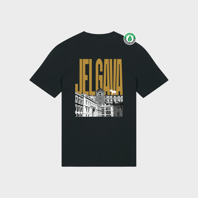Organiskās kokvilnas T-krekls "Jelgava"