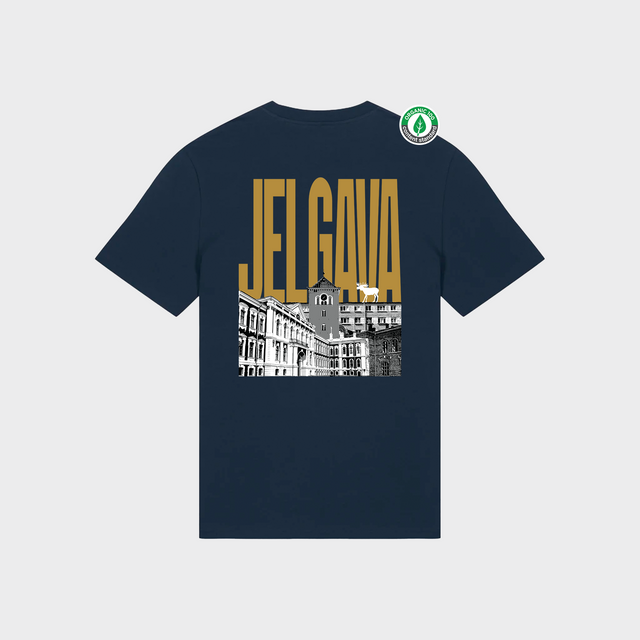 Organiskās kokvilnas T-krekls "Jelgava"
