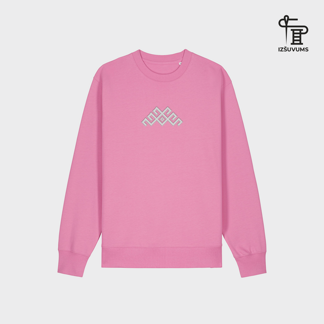 Izšūts organiskās kokvilnas džemperis "Mārtiņa zīme"