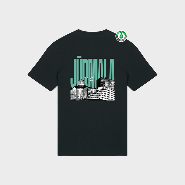 Organiskās kokvilnas T-krekls "Jūrmala"