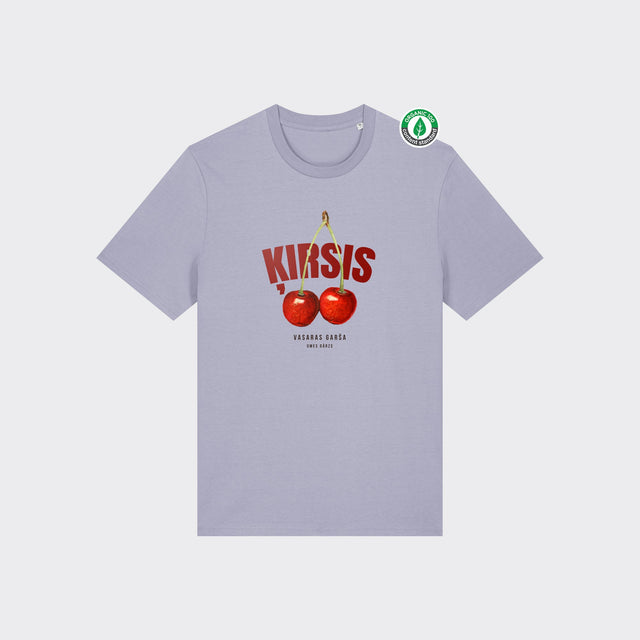 Organiskās kokvilnas T-krekls "ĶIRSIS"