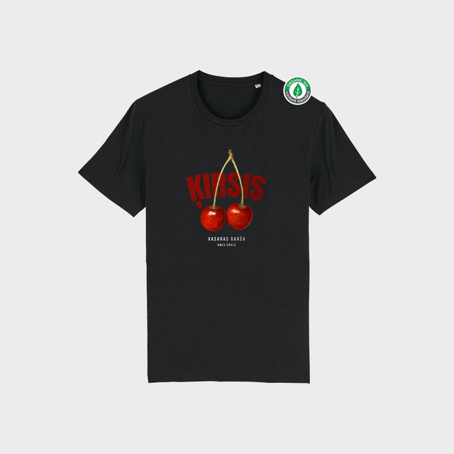 Organiskās kokvilnas T-krekls "ĶIRSIS"