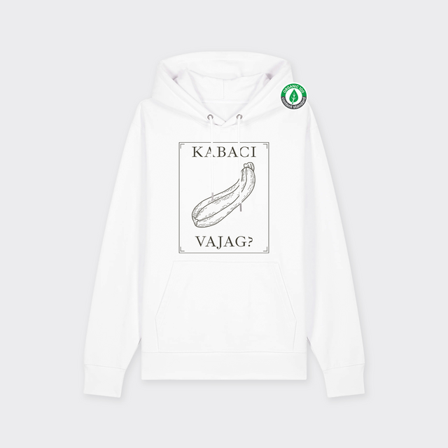 Organiskās kokvilnas hūdijs "Kabaci Vajag?"