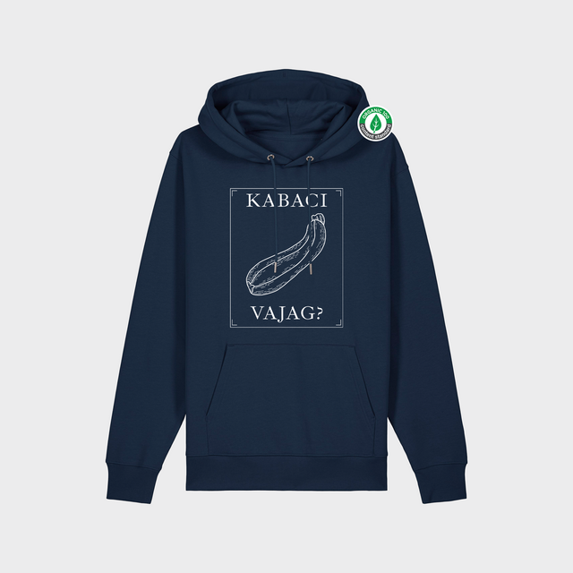 Organiskās kokvilnas hūdijs "Kabaci Vajag?"