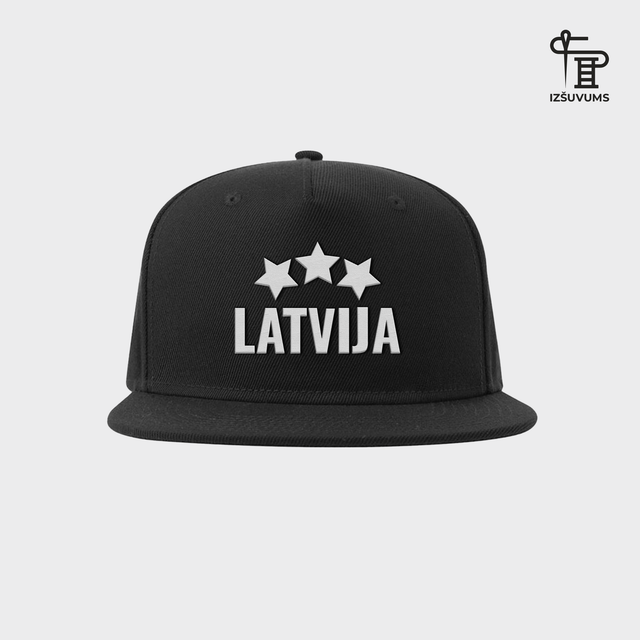 Izšūta cepure "LATVIJA"