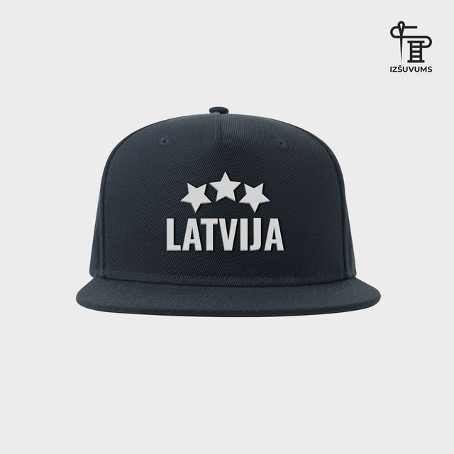 Izšūta cepure "LATVIJA"