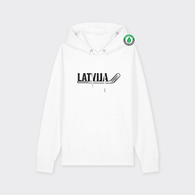 Organiskās kokvilnas hūdijs "LATVIJA (Hokejs)"