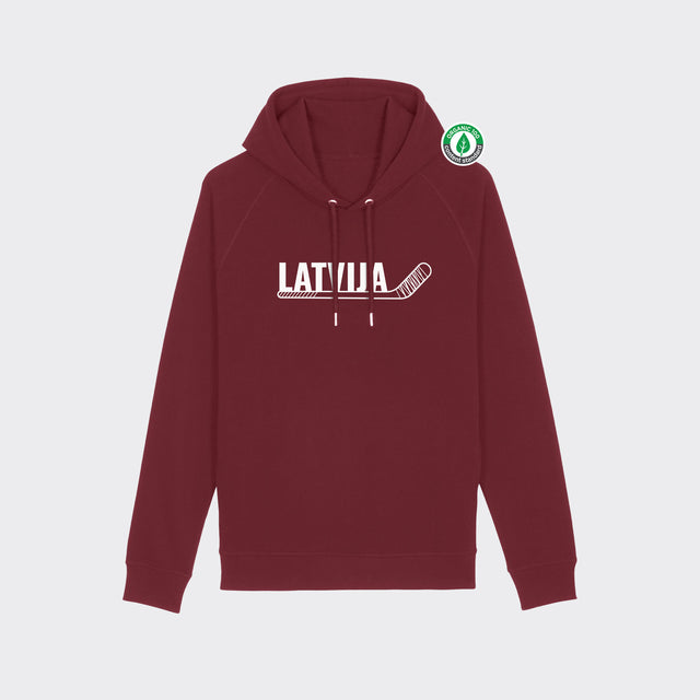 Organiskās kokvilnas hūdijs "LATVIJA (Hokejs)"