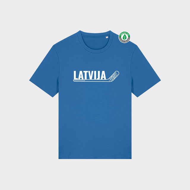 Organiskās kokvilnas T-krekls "LATVIJA (Hokejs)"