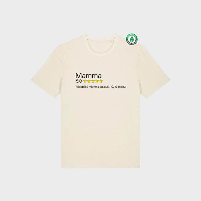 Organiskās kokvilnas T-krekls "Labākā Mamma"