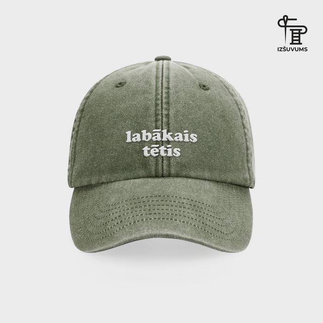 Izšūta cepure "Labākais tētis"