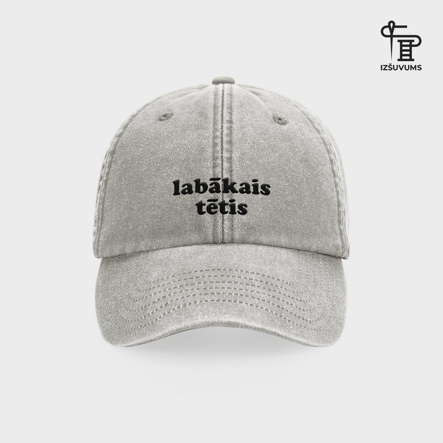 Izšūta cepure "Labākais tētis"