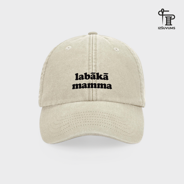 Izšūta cepure "Labākā mamma"