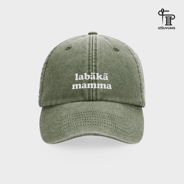 Izšūta cepure "Labākā mamma"