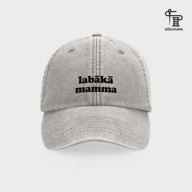Izšūta cepure "Labākā mamma"