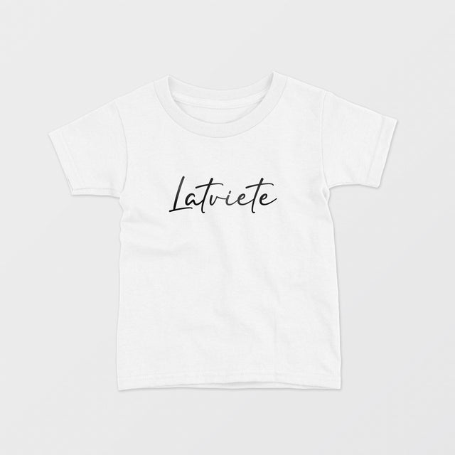 Bērnu t-krekls "Latviete"