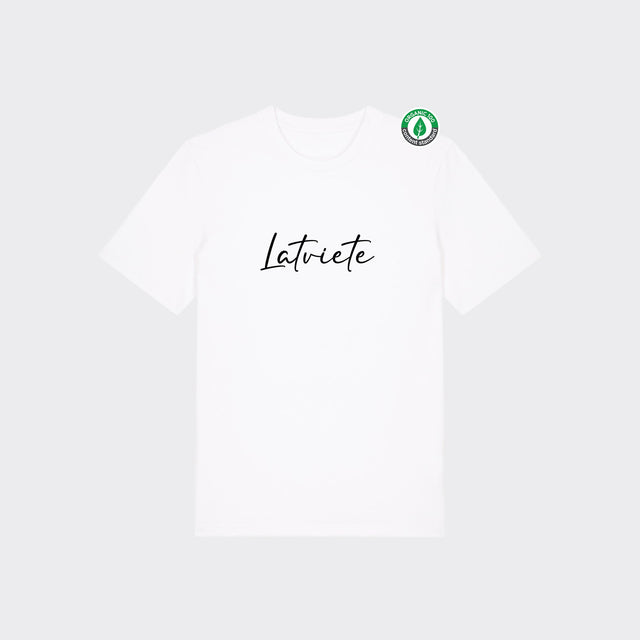 Organiskās kokvilnas T-krekls "Latviete"