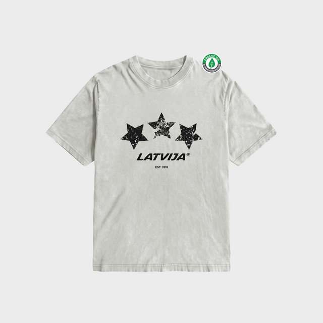 Organiskās kokvilnas T-krekls "Latvija 1918"