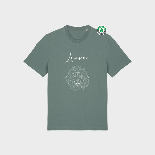 Organiskās kokvilnas T-krekls "Lauva"