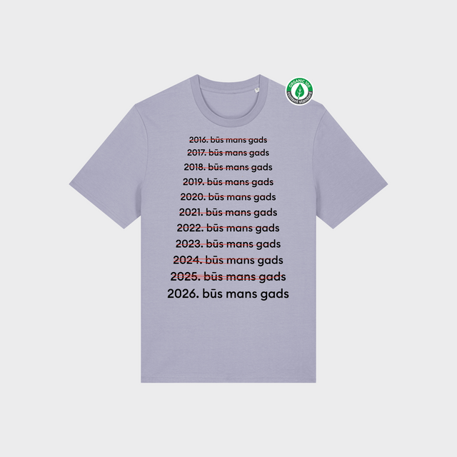 Organiskās kokvilnas T-krekls "2026. būs mans gads"