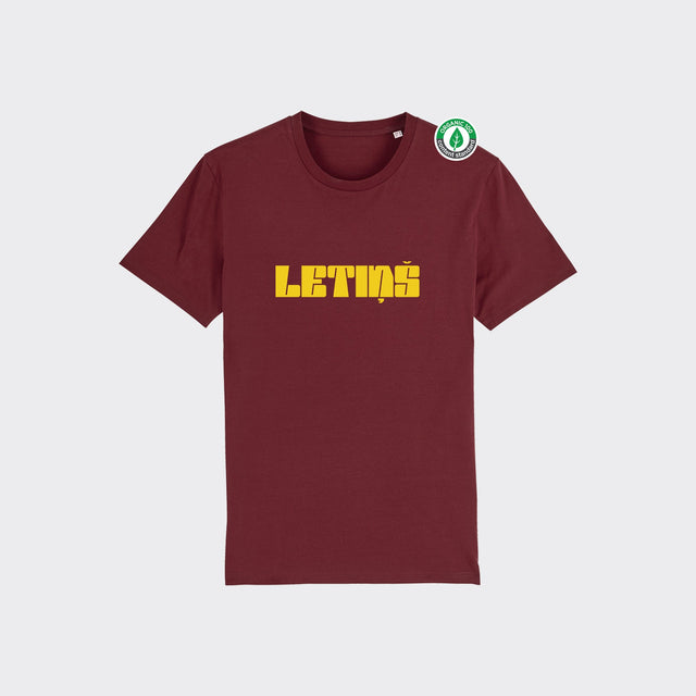 Organiskās kokvilnas T-krekls "Letiņš"
