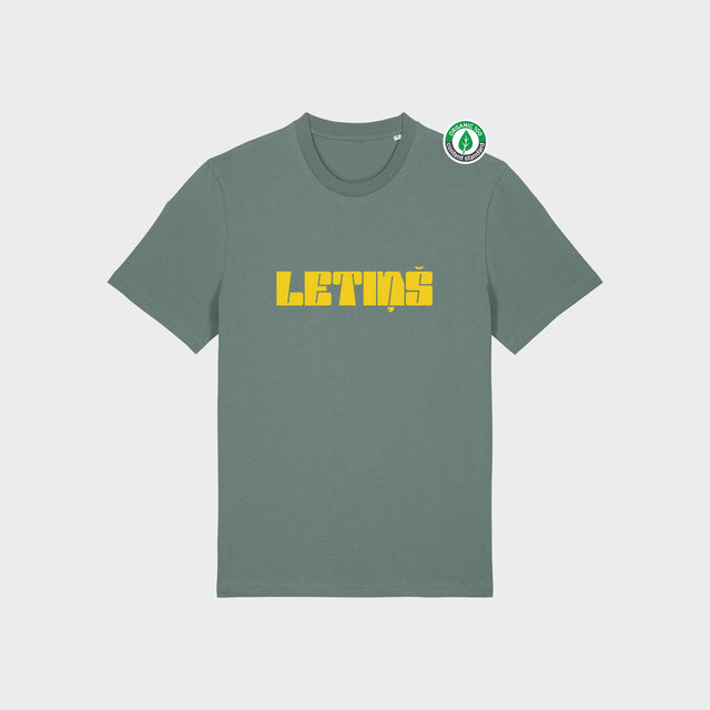 Organiskās kokvilnas T-krekls "Letiņš"