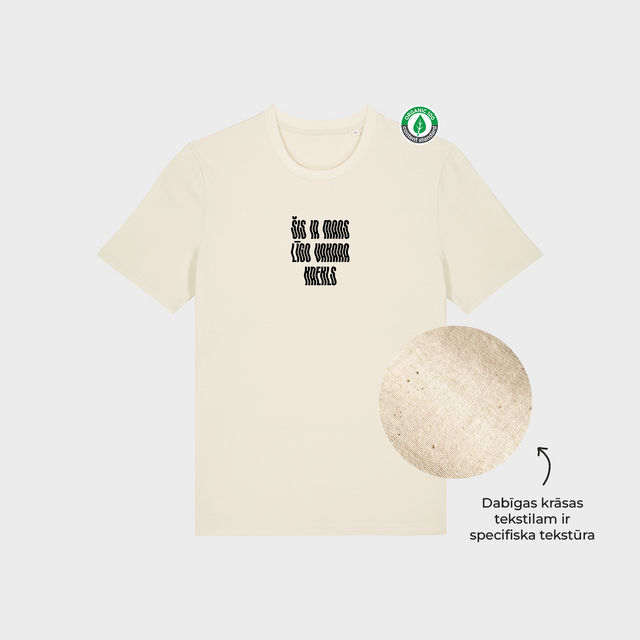 Organiskās kokvilnas T-krekls "Līgo vakars"