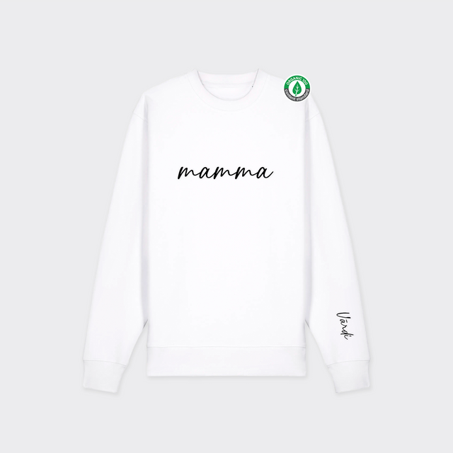 Organiskās kokvilnas Personalizējams džemperis Māmiņai