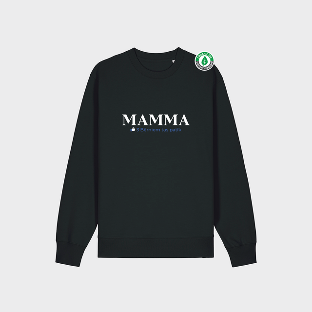 Organiskās kokvilnas Personalizējams Džemperis "Mamma bērniem patīk"