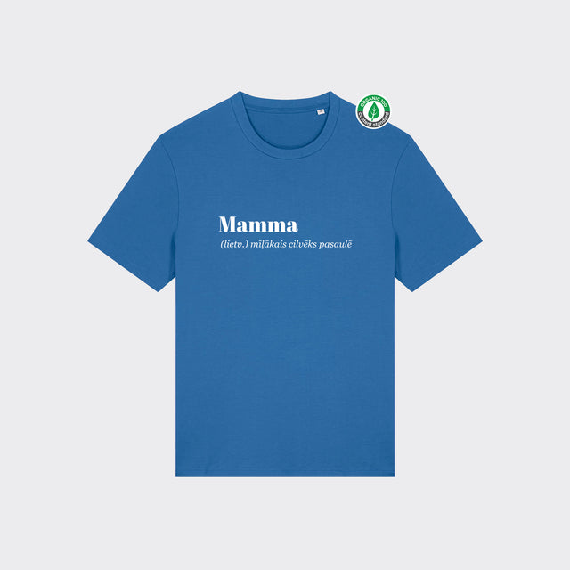 Organiskās kokvilnas T-krekls "Mamma (lietv.)"