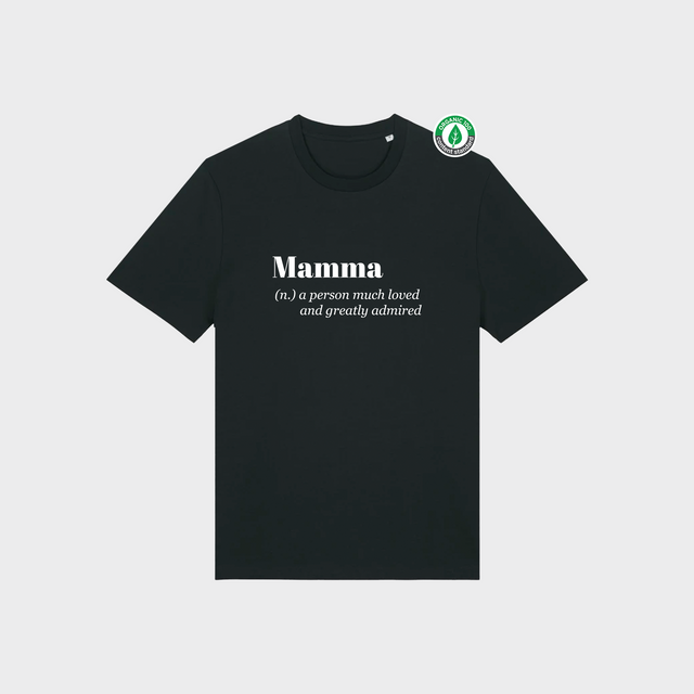 % 2XL izmēra, T-krekls "Mamma (n.)"