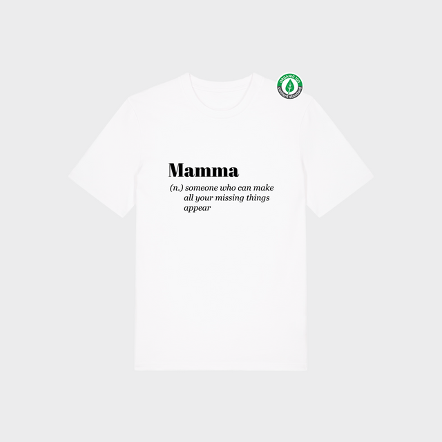 Organiskās kokvilnas T-krekls "Mamma (n.) 2"