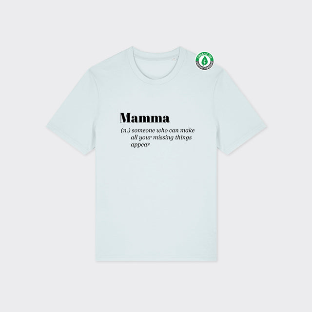 Organiskās kokvilnas T-krekls "Mamma (n.) 2"