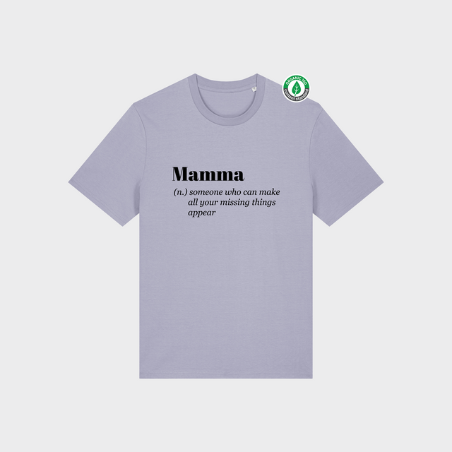 Organiskās kokvilnas T-krekls "Mamma (n.) 2"