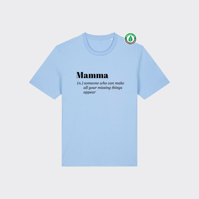 Organiskās kokvilnas T-krekls "Mamma (n.) 2"