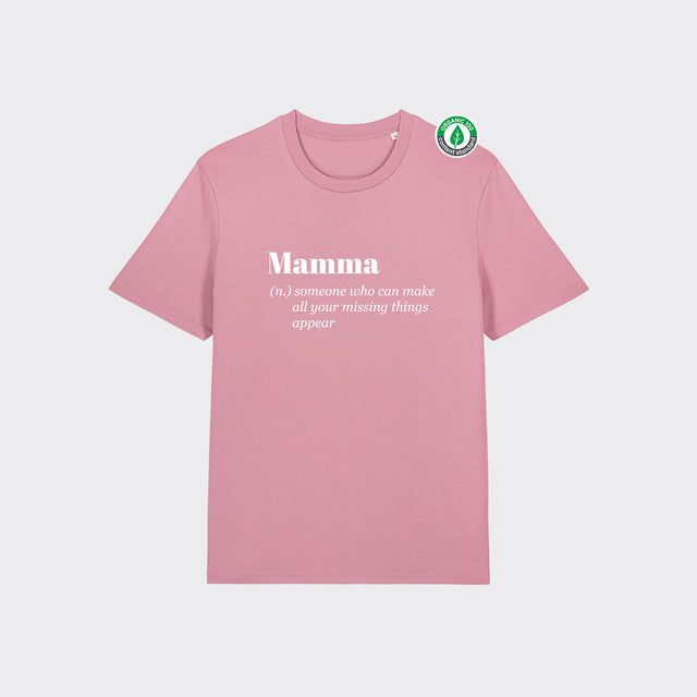 Organiskās kokvilnas T-krekls "Mamma (n.) 2"