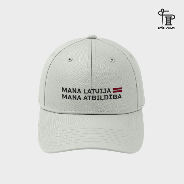 Izšūta Vasaras Cepure "Mana Latvija"